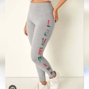 PINK Victoria's Secret Light Gray Leggings